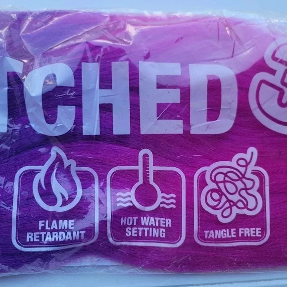 New 3X Glance Formation Natural Touch Braid 30” Plum Tangle Free OM3TPLUM - Picture 10 of 12